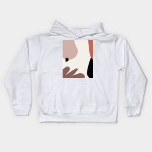 Modern abstract mid century Kids Hoodie